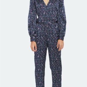 Tanya Taylor silk jumpsuit-size 4